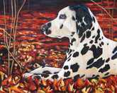 Abigail dog painting by artist Kate Green