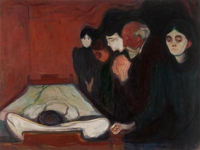 By the Deathbed, 1893, Edvard Munch