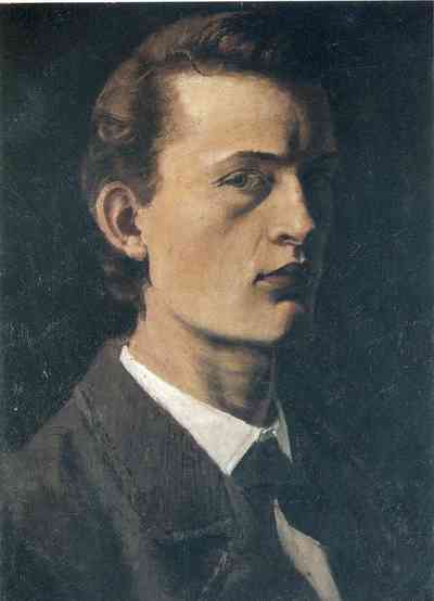 Self- Portrait, 1882, Edvard Munch